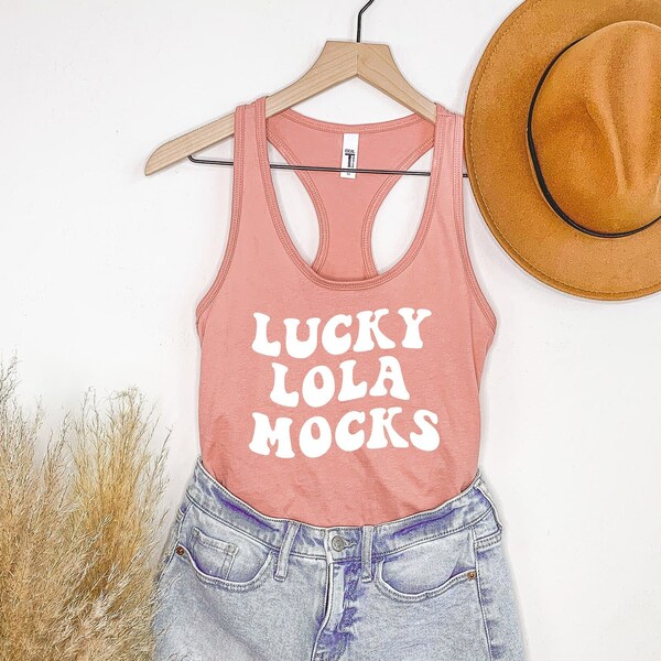 Next Level 1533 Desert Pink Racerback Tank Top Mockup, Pink Tank Mockups, Racerback Tank Mockup, Next Level 1533 Mockup, Next Level Mockup