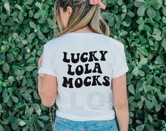 Bella Canvas 3001 mockup, Bella Canvas 3001 witte mockup, model mockup, outdoor mockup, mockup wit shirt, mockup achterkant shirt
