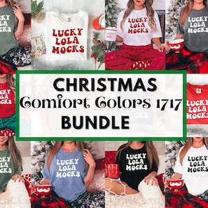 Comfort Colors 1717 Mockup, Comfort Colors Mockup, Christmas Mockup, Oversized Shirt Mockup, Boho Mockup, Holiday Mockup, Flatlay Mockup