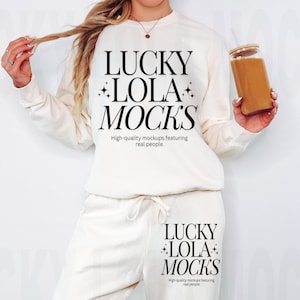 Comfort Colors 1469 Sweatpants Mockup, Comfort Colors 1466 and 1469 Comfort Colors Mockup, Comfort Colors 1466 and Pants Outfit Mockups