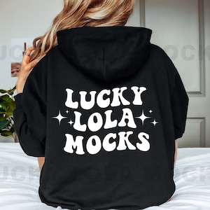 Gildan 18500 Mockup, Gildan Hoodie Back Mockup, Back of Gildan Hoodie Mockup, Oversized Hoodie Mockup, Gildan Black Hoodie Mockup, Model