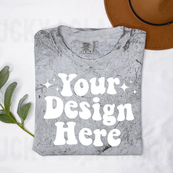 Comfort Colors 1745 Smoke Mockup, Comfort Colors Smoke, Color Blast Mockup, 1745 Mockup, Comfort Colors Tie Dye Mockup, Flat Lay Mockup