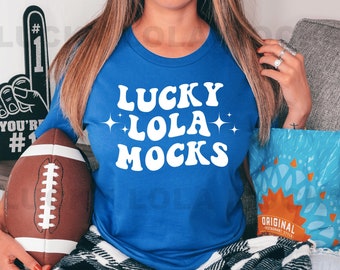 Bella Canvas 3001 Heather True Royal Mockup, Mockup da calcio, Mockup stilizzato, Mockup sportivo, Mockup autunnale, Mockup di maglia da calcio,