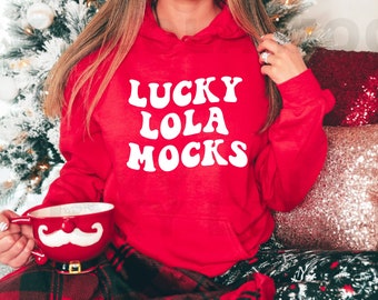 Gildan 18500 Roter Hoodie Mockup, Rotes Sweatshirt Mockup, Gildan Mockup, 18500 Mockup, Modell Mockup, Roter Hoodie Mockup, Weihnachtsmockup
