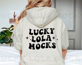 Gildan 18500 Mockup, Gildan Hoodie Back Mockup, Back of Gildan Hoodie Mockup, Oversized Hoodie Mockup, Gildan Sand Mockup, Model Mockup