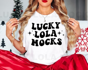 Bella Canvas 3001 Mockup, Mockup di Natale, Mockup bianco 3001, Mockup di maglietta bianca, Mockup di camicia oversize, Mockup bianco Bella Canvas