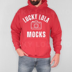 Gildan 18500 Mockup, Gildan Red Hoodie Mockup, Mens Hoodie Mockup, Male Model Mockup, 18500 Model Mockup, Man Mockup, Hoodie Mockup Model