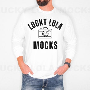 Bella Canvas 3501 Mockup, Male Model Mockup, 3501 Mockup, Bella Canvas Long Sleeve Shirt Mockup, Long Sleeve Mockup, Bella Canvas Man Mockup