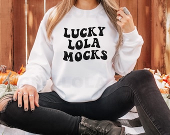 Gildan 18000 White Mockup, White Sweatshirt Mockup, Gildan 18000 Mockup, Model Mockup, Fall Mockup, Halloween Mockup, Boho Mockup,