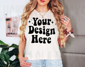Comfort Colors 3023cl Mockup, Comfort Colors Crop Top Mockup, Model Mockup, Comfort Colors Crop Mockup, 3023 Mockup, 3023CL Mockup