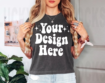 Comfortkleuren 3023cl-mockup, comfortkleuren crop-topmodel, modelmodel, comfortkleuren cropmodel, 3023-model, 3023CL-model