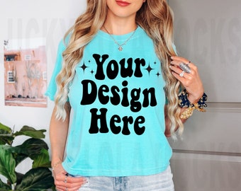 Comfort Colors 3023cl Mockup, Comfort Colors Crop Top Mockup, Model Mockup, Comfort Colors Crop Mockup, 3023 Mockup, 3023CL Mockup