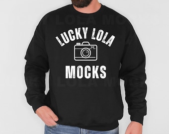 Gildan 18000-model, 18000 zwart model, Gildan 18000-model heren, model herenmodel, zwart sweatshirtmodel, Gildan 18000-model zwart