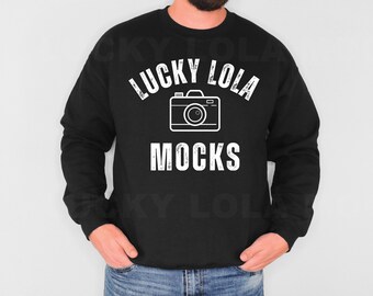Gildan 18000-model, 18000 zwart model, Gildan 18000-model heren, model herenmodel, zwart sweatshirtmodel, Gildan 18000-model zwart