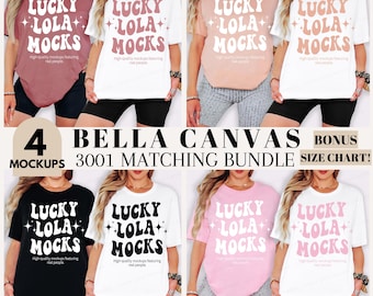 3001 Bachelorette Mockup, Bella Canvas Bachelorette Mockups, Bachelorette Shirt Mockups, Bella Canvas 3001 Bundle, Bella Canvas Group Mockup