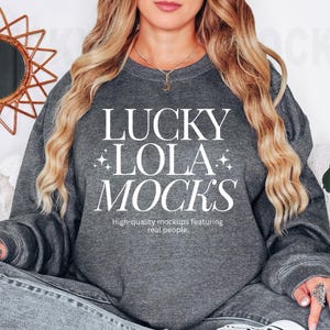 Dark Heather Gildan 18000 Mockup, Gildan Sweatshirt Mockup, 18000 Dark Heather, Gildan Sweatshirt Mockup, Oversized Sweatshirt Mockup