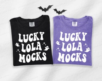 Violet and Black Comfort Colors Halloween Mockup, Matching Comfort Colors, 1717 Black Mockup, 1717 Violet Mockup, Comfort Colors Matching