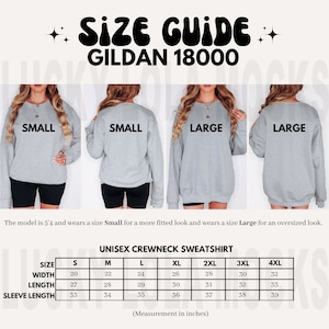Tabla de tallas Gildan 18000, Tabla de tallas de tallas grandes, Tabla de tallas de sudaderas Gildan, Tabla de tallas Gildan 18000, Tabla de tallas Gildan G180