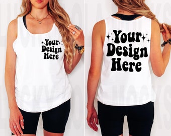 Bella Canvas 3480 Mockup, 3480 Tank Mockup, Bella Canvas Tank Top 3480, 3480 White Mockup, White Tank Top Mockup, Bella Tank Mockup