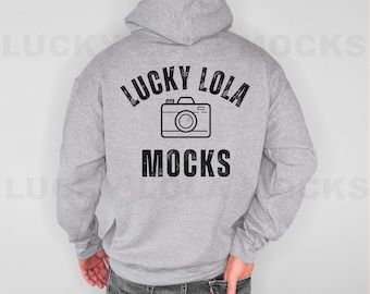 Maqueta de Gildan 18500, Maqueta de 18500 Sport Gray, Maqueta de sudadera con capucha para hombre, Maqueta de la parte trasera de la sudadera con capucha Gildan, Maqueta del modelo 18500, Maqueta de la parte trasera de la sudadera con capucha Gildan