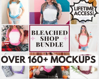Gildan 64000 Mockup, Bleach Shirt Bundle, Gildan SoftStyle Bundle, Gildan Softstyle Mockup, Bleached T Shirt Mockup, Gildan 64000 Bundle,