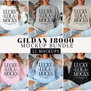 Maqueta de paquete Gildan 18000, maquetas de paquete Gildan 18000, maqueta de sudadera Gildan, maqueta g180, maqueta 18000, paquetes de maquetas de sudadera