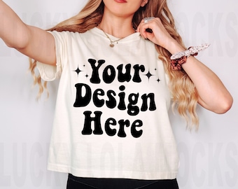 Comfort Colors 3023cl Mockup, Comfort Colors Crop Top Mockup, Model Mockup, Comfort Colors Crop Mockup, 3023 Mockup, 3023CL Mockup