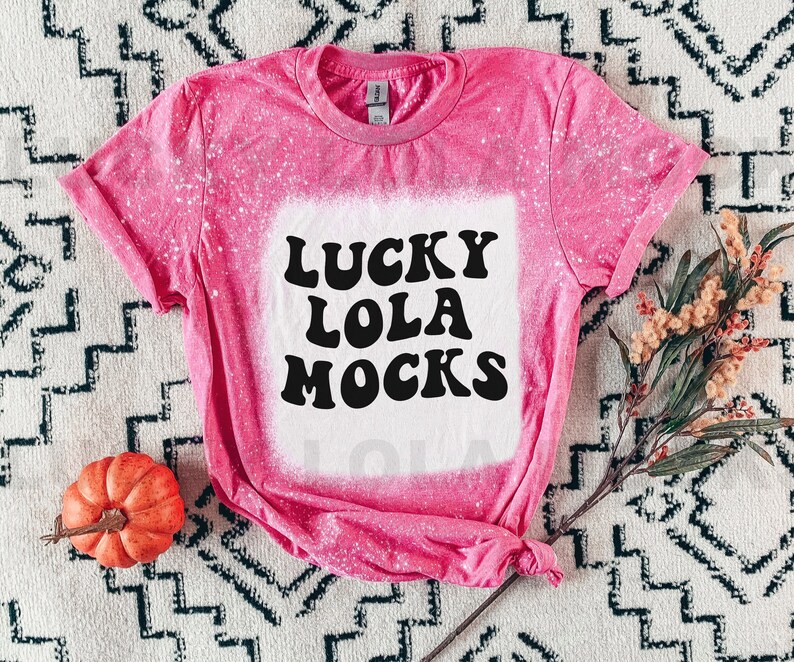 Bleach Gildan Heather Heliconia Shirt Mockup Gildan 64000 Etsy