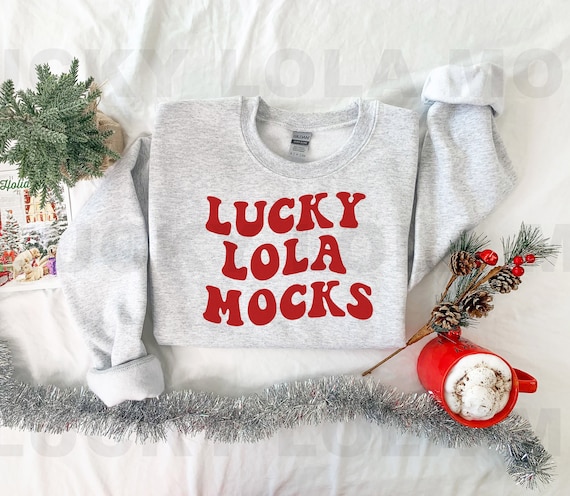 Gildan 18000 Ash Mockup, Gildan Sweatshirt Mockup, Ash Sweatshirt Mockup, Christmas Mockup, Winter Mockup, Gildan Ash Mockup,  G180 Mockup