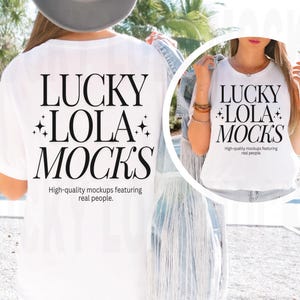 Bella Cavnas 3001 Vorne Hinten Mockup, Vorne und hinten weißes Hemd Mockup, 3001 Vorne und hinten Mockups, Bella vorne und hinten Rundhals Mockup