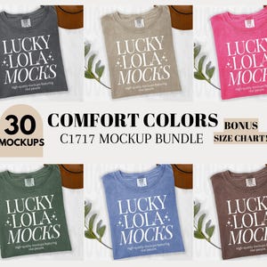 Comfort Colors 1717 Mockup Bundle, 1717 Flat Lay Mockup, c1717 Mockup Bundle, Comfort Colors Flat Lay Mockup Bundle, 1717 Mockup Bundle