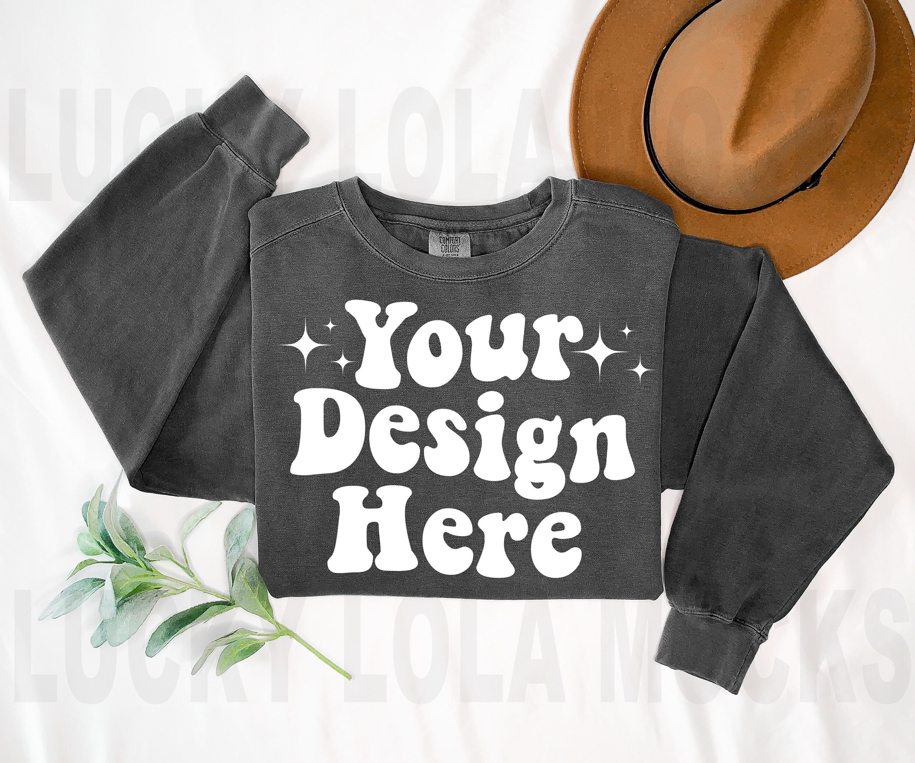 Comfort Colors 1566 Sweatshirt Mockup, Comfort Colors 1566 Pepper Mockup, 1566 Flat Lay Mockup, Comfort Colors Sweatshirt Mockup, 1566 Mock