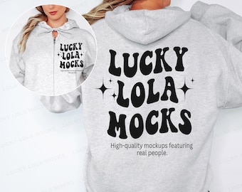 18600 Mockup Front and Back, Gildan 18600 Ash Mockup, 18600 Mockup, Gildan Zip Hoodie Mockup, Gildan Zip Up Mock Up, Zip Up Hoodie Mockup