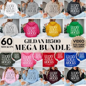 Gildan 18500 Mega Bundle, Gildan Hoodie Mockups, Hoodie Mockup Bundle, 18500 Model Mockup, Hoodie Mockups, Gildan 18500 Mockup Bundle