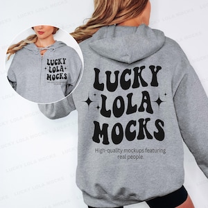 18600 Mockup Front and Back, Gildan 18600 Sport Grey Mockup, Gildan Zip Hoodie Mockup, Gildan Zip Up Mock Up, Zip Up Hoodie Mockup