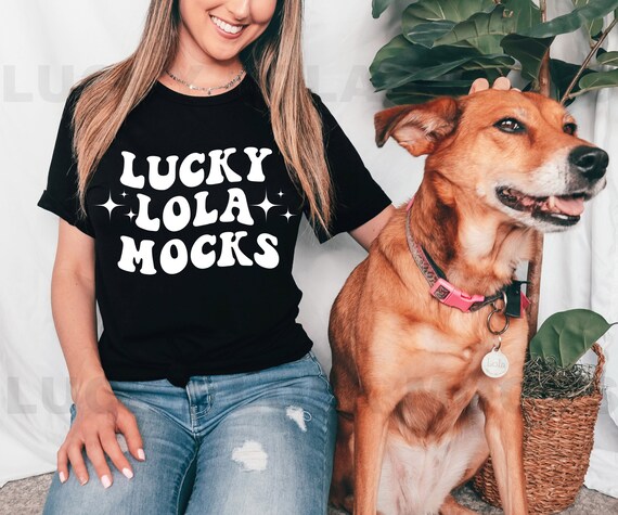 Bella Canvas 3001 Black Mockup, Bella Canvas Shirt Mockup, Dog Shirt Mockup, Model Mockup, Mockup With Dog, Black T-shirt Mockup