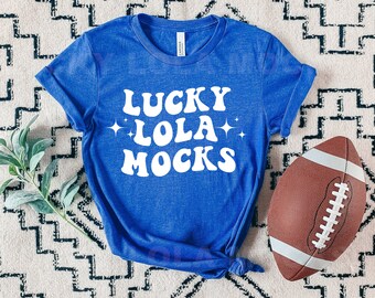 Bella Canvas 3001 Heather True Royal Mockup, Football Mockup, Styled Mockup, Sports Mockup, Fall Mockup, Football Shirt Mockup,