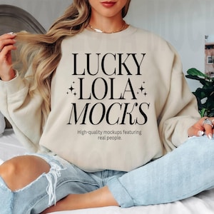 Gildan 18000 Sand Mockup, Gildan 18000 Mockup, Gildan Sweatshirt Mockup, 180000 Oversized Mockup, 18000 Model Mockup, 18000 Gildan Mockup