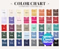 EDITABLE Comfort Colors C1717 Color Chart, Comfort Colors Color Chart, C1717 Color Chart, 1717 Color Chart Mockup, Comfort Colors Mockup