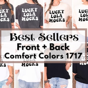 Mockup Bundle, Front and Back Comfort Colors Mockup, Comfort Colors Back Mockup, Front Back Mockup, Comfort Colors Mockup Bundle, Model Mock