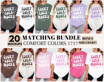 Bachelorette Shirt Mockup Comfort Colors, Comfort Colors Group Mockup, Comfort Colors 1717 Group, Bridal Shirt Mockups, Bachelorette 1717