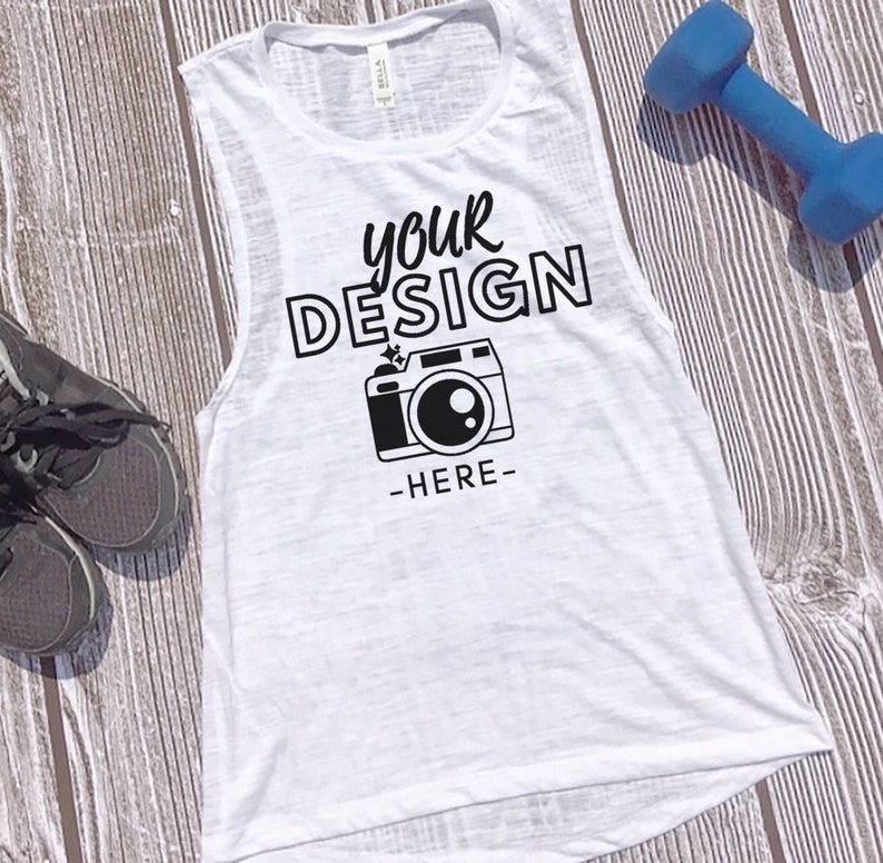 Mockup Bella Canvas Mockup Tank Flowy Scoop Muscle B8803 8803 | Etsy