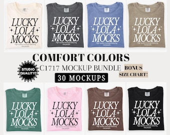 Comfort Colors 1717 Mockup Bundle, 1717 Flat Lay Mockup, c1717 Mockup Bundle, Comfort Colors Flat Lay Mockup Bundle, 1717 Mockup Bundle