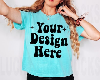 Comfort Colors 3023cl Mockup, Comfort Colors Crop Top Mockup, Model Mockup, Comfort Colors Crop Mockup, 3023 Mockup, 3023CL Mockup