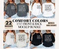 Comfort Colors 1717 Front and Back Mockup Bundle, c1717 Mockup Bundle, Comfort Colors Mockup, c1717 Front and Back, 1717 Front and Back