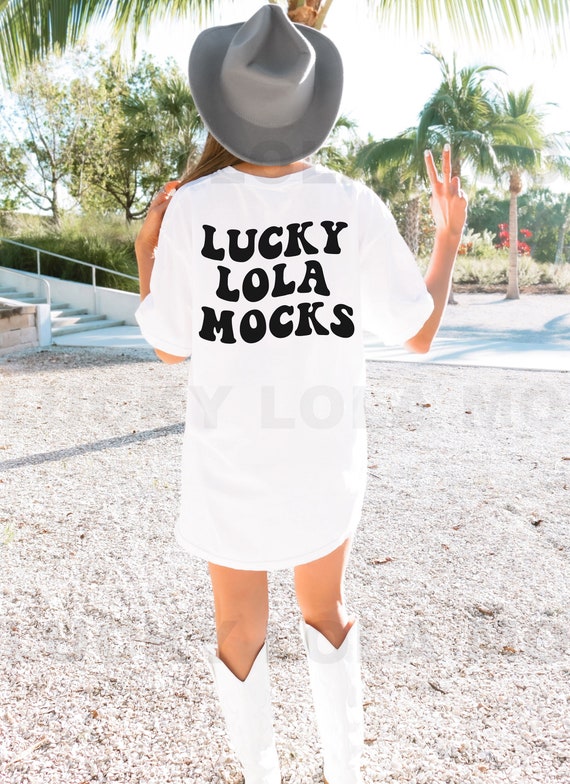 Comfort Colors C1717 Mockup | C1717 White Mockup | Back Mockup | Back of Shirt Mockup | Oversized Mockup | White T-Shirt Mockup