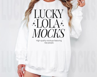 Gildan SF000 Mockup Sweatshirt, Gildan Sweatshirt Mockup, SF000 Mockup, SF000 White Mockup, Gildan SF000 Mockup, Real Model Mockup