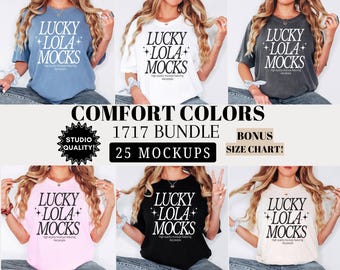 Comfort Colors 1717 Mockup Bundle, Model Mockup, 1717 Mockup Bundle, Tshirt Mockup Bundle, Comfort Colors Mockup, C1717 Mockup Bundle