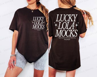 Gildan 5000 Dark Chocolate Front and Back Mockup, Gildan 5000 Mockup, Shirt Back Mock Up, Back Shirt Mockup, Front Back Mockup Tshirt