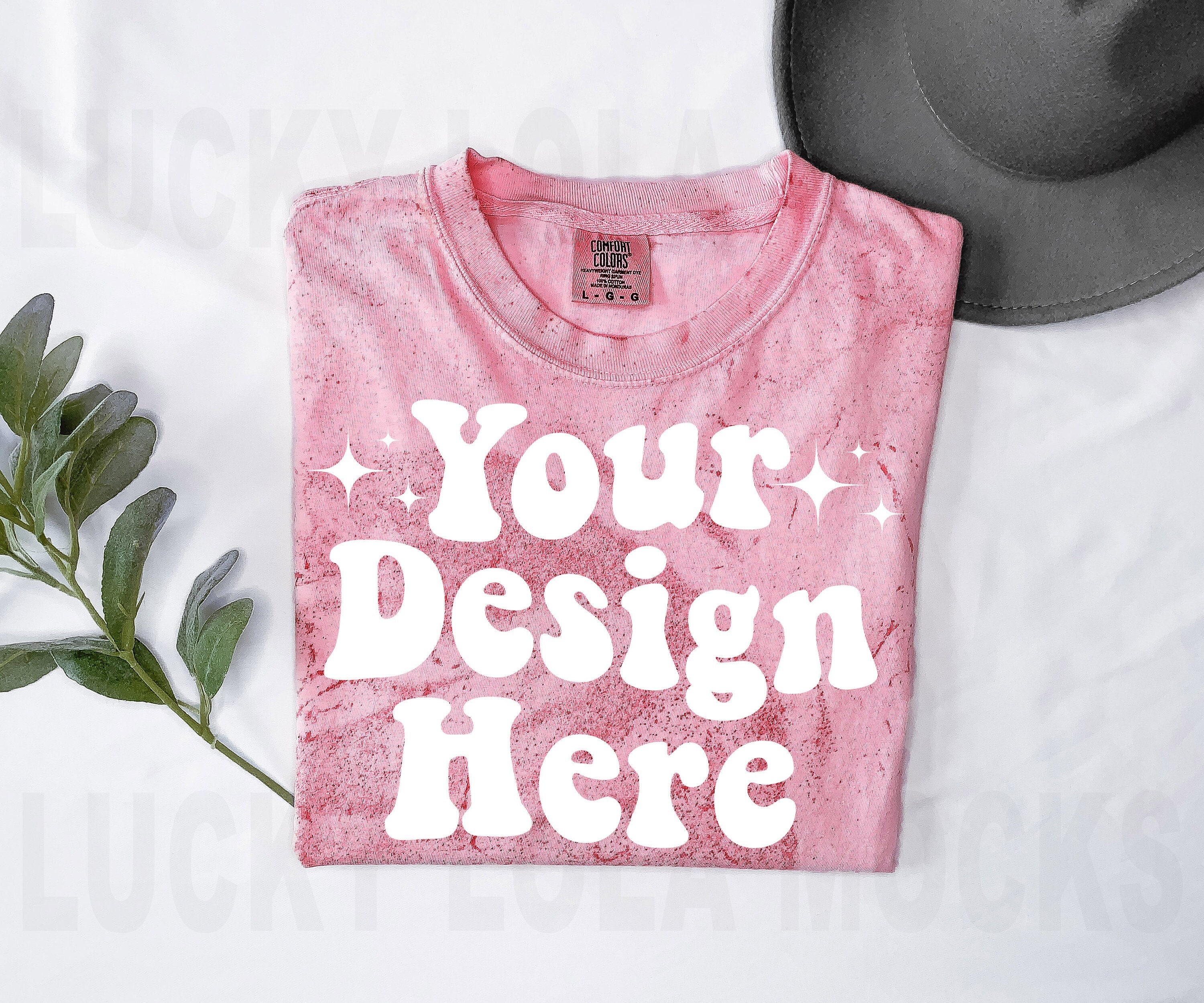 Comfort Colors 1745 Clay Mockup, Comfort Colors Clay, Color Blast Mockup, 1745 Mockup, Comfort Colors Tie Dye Mockup, Flat Lay Mockup